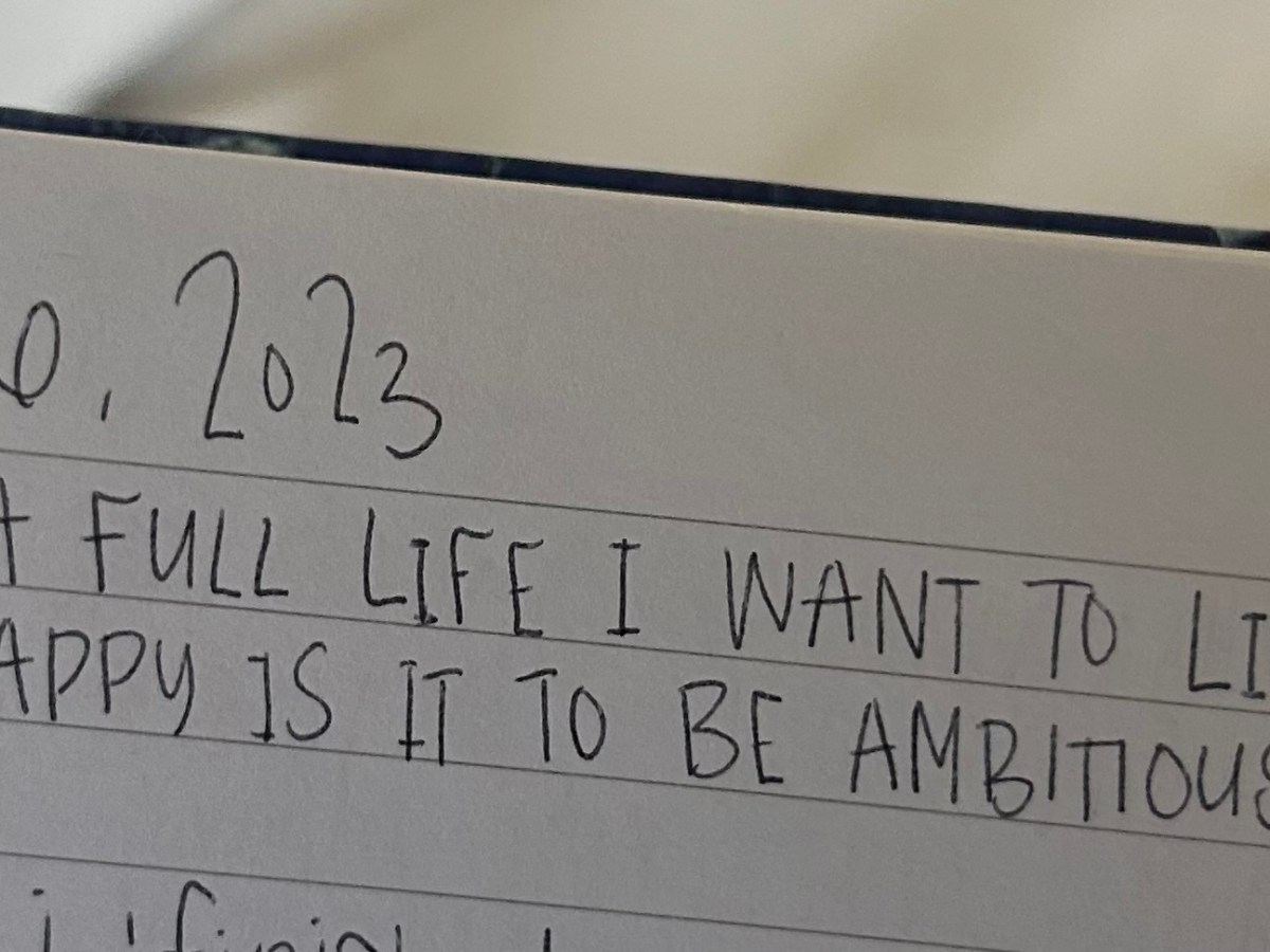 how happy is it to be&nbsp;ambitious